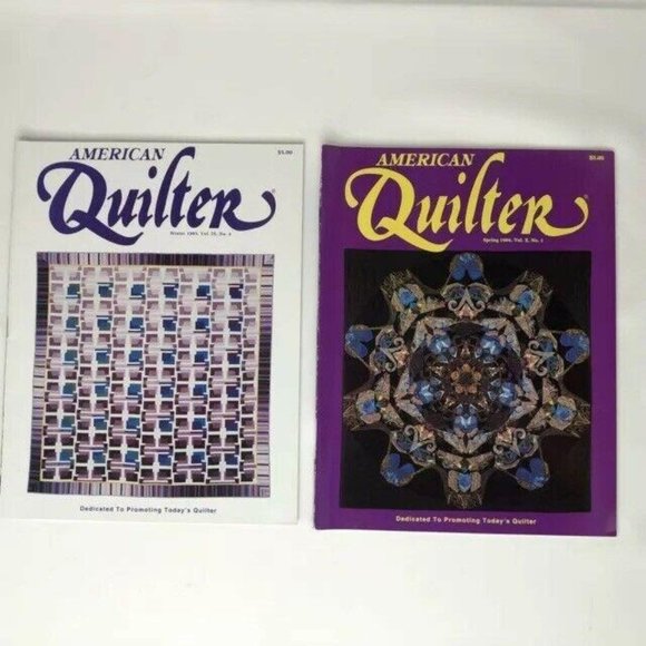 9 American Quilter Magazines Back Issues 1993 1994 1995 1997 Lot Quilting - Picture 2 of 6